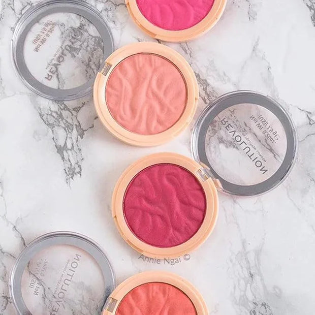 Revolution Beauty, Blusher Reloaded, Pressed Powder Face Blusher, Highly Pigmented & Long Lasting Formula, Sweet Pea, 0.26...