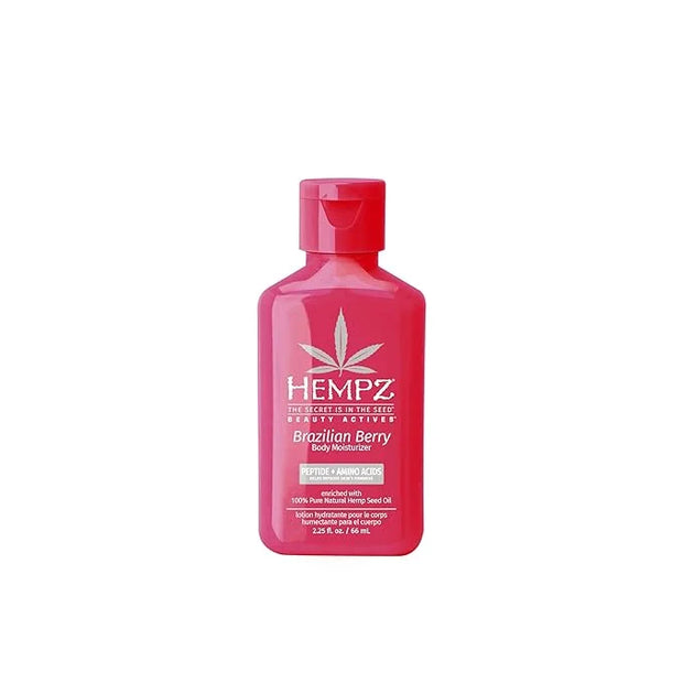 Hempz Mini Brazilian Berry Beauty Actives Lotion, Hydrating Moisturizer for Body, Hands and Feet 2.25 oz. - Product Image