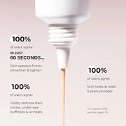 WUNDER2 Wunderlift Instant Eye Tightening Serum, Temporary Firming & Lifting Treatment in 60 Seconds, Reduces Under-Eye Ba...