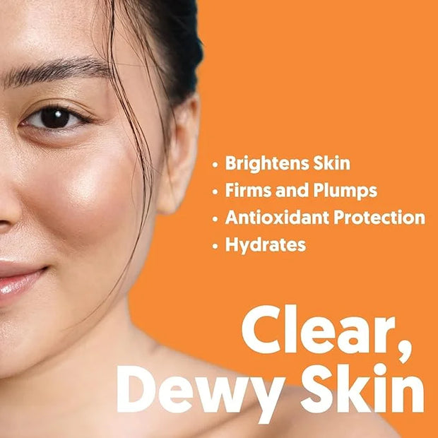 By Nature Hydrating Face Masks with Vitamin C + Collagen, Made From Bamboo Fiber from New Zealand (4 Pack) - Product Image