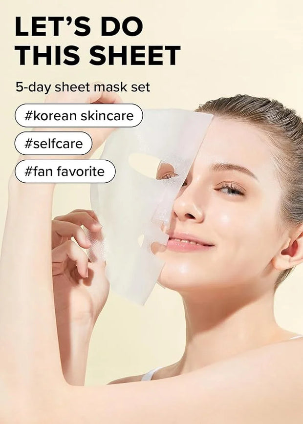 I Dew Care Heartleaf Skincare Set - Kitten My Balance On + Sheet Mask Pack - Let's Do This Sheet, (5 ea) Bundle - Product ...