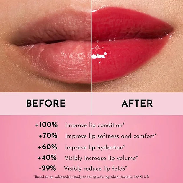Forget the Filler Lip Plumping Line Smoothing Gloss - Sex Pot - Premium Volumizing Lip Gloss with Natural Ingredients Desi...