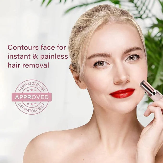 Facial Hair Removal for Women | Electric Razor Device Small Mustache Dermaplaning Remover Tools Tweezers Epilator Trimmer ...