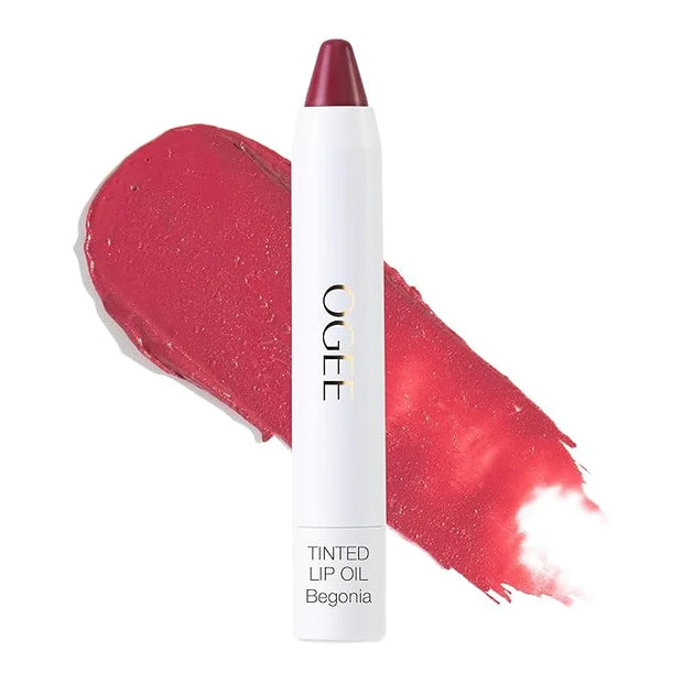 Ogee Tinted Sculpted Lip Oil - Lip Stain Made with 100% Organic Coconut Oil, Jojoba Oil, and Vitamin E - Best as Lip Balm,...