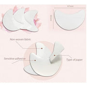 Eyeshadow Shields for Eye Makeup 100 Pcs Disposable Eyeshadow Stencil Lint Free Under Eye Patches Eyeshadow Gel Pad Pads L...