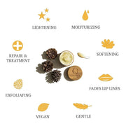 Omorfee 100% Organic Lip Lightening Scrub,