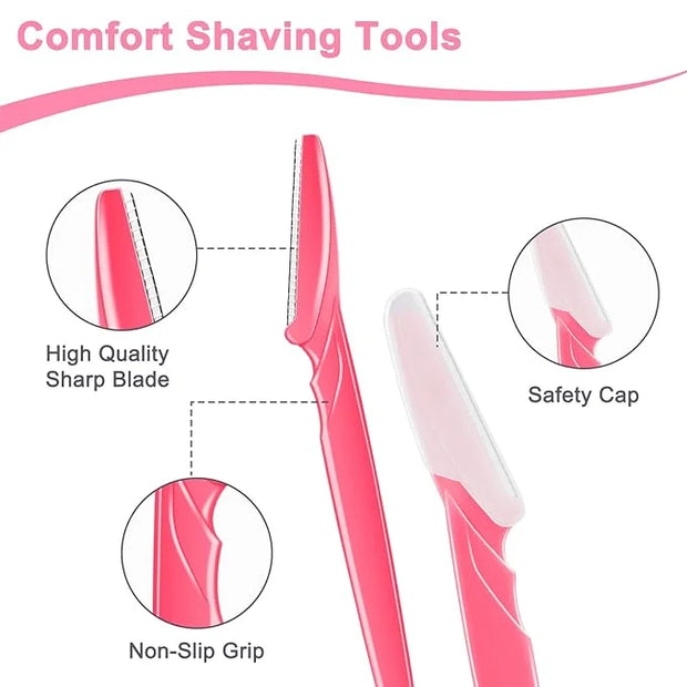 NICEMOVIC 66 Pcs Dermaplane Razor for Women Face, Eyebrow Razors and Face Razors for Women and Men, Multipurpose Facial an...