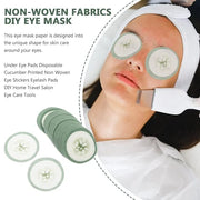 100pcs Spa Cooling Eye Pads Moisturizing Eye Masks Eye Sheet Non Woven Eye Care Patches for Skincare Spa Wrap Moisture Ret...