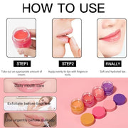 2PCS Lip Sleeping Mask, Lip Mask Grape)