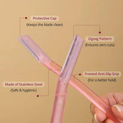 Facial Razor for Women | Painless & Precision Face Hair Removal | for Peach Fuzz, Eyebrow, Chin & Upper Lip | Gentle Exfol...