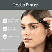 Billion Dollar Brows Universal Eyebrow Pencil – One Perfect Shade, Smudge-Proof, Waterproof, Self-Sharpening Tip, Effortle...