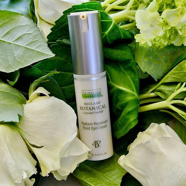Principal Secret reclaim BOTANICAL Anti-Aging Radiant Recovery Fluid Eye Cream Plant Based Retinol, Argireline, Squalane, ...