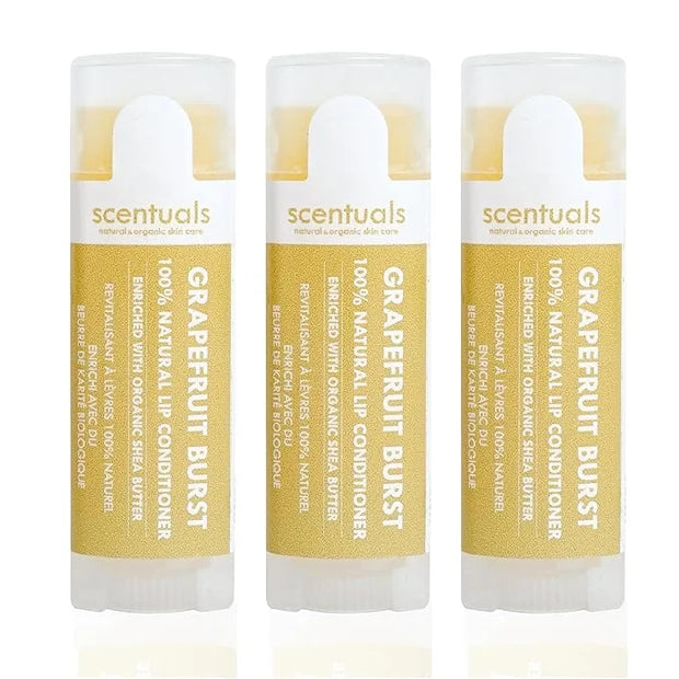 Lip Balm Set of 3, Made Natural