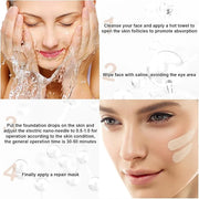 BB Pigment Serum Starter Kit Hyaluronic Acid Essence Foundation BB Facial Glow Skin Care Kit 0.27oz 12 Vials, Combined Wit...