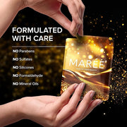 MAREE 24k Gold Under Eye Gels for Dark Circles and Puffiness - Collagen & Hyaluronic Acid Skincare Gel Pads - Gold Eye Pat...