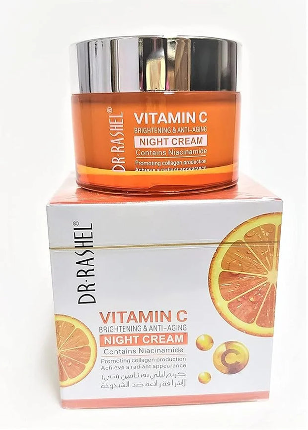 Dr Rashel Vitamin C Face Night Cream With Niacinamide and Collagen | Moisturizer | Anti-Aging | Lift & Firming Skin size 1...