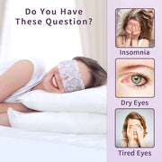 Steam Eye Mask 16 Packs, Self Heating Sleep Mask for Dry Eyes, Comfortable Warming Eye Mask, Disposable Heated Eye Mask, R...