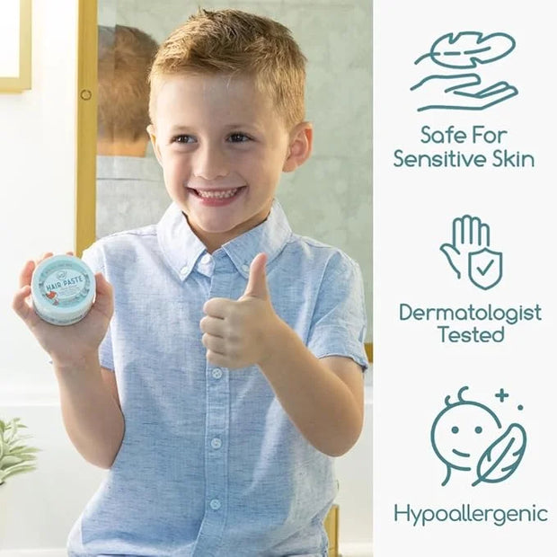 LANE & CO. Hair Paste - Plant-Based Styling Paste for Babies, Toddlers, Kids - Natural & Organic Formula, Safe & Non-Stick...