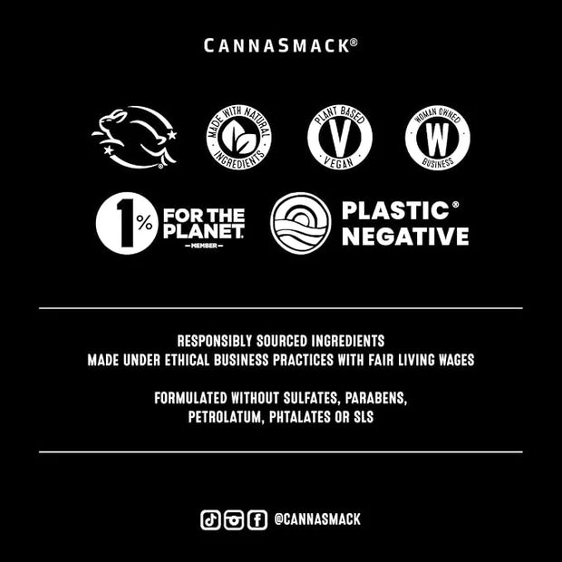CannaSmack Crystal Eye Serum - Nightime Eye Masque - Hydrating & Nourishing - Liquid Crystals, Rice Bran Oil, & Corn Silk ...
