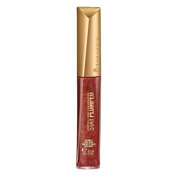Rimmel Stay Plumped Lip Gloss, 760 Bronze Suga, Pack of 2 - Product Image