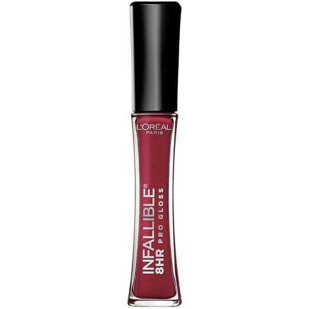 L’Oreal Paris Makeup Infallible 8 Hour Hydrating Lip Gloss, Glistening Berry, 0.21 Fl Oz - Product Image
