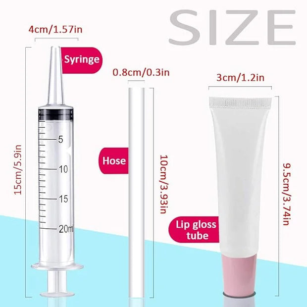 AMORIX 50PCS Lip Gloss Tubes 15ml Pink Cap Lip Gloss Containers Empty Lip Balm Tubes Cosmetic Squeeze Lipgloss Tubes + 2 x...