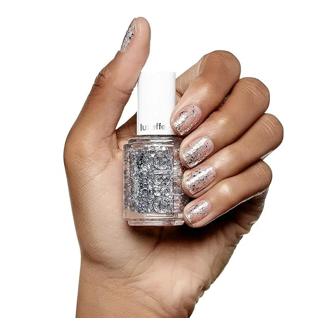 essie Nail Polish, Glossy Shine Silver Glitter, Set in Stones, 0.46 Fl Oz (Pack of 2) - Product Image