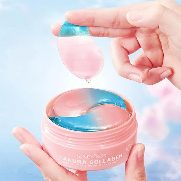 Under Eye Patches - 60 Pcs Eye Mask Anti-Aging Collagen Hyaluronic Acid Moisturizing Under Eye Mask for Removing Dark Circ...