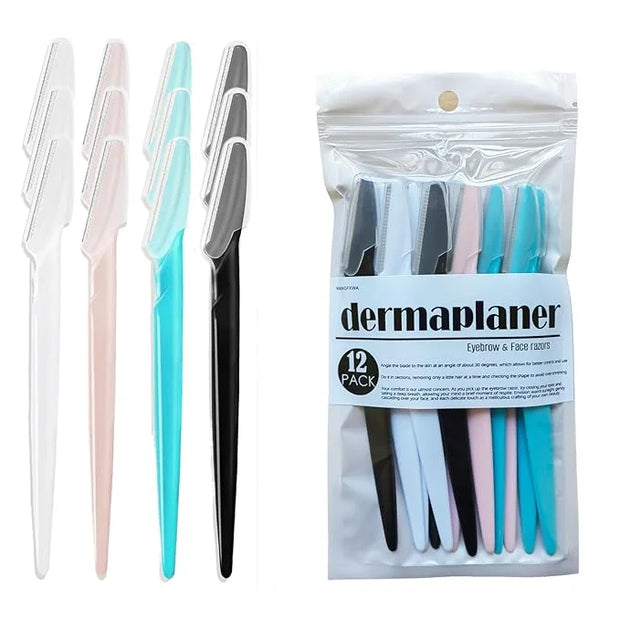 Dermaplane Razor For Women Men Eyebrow Razors Dermaplaning Tool For Face Shaver Home Hair Beauty blade Trimmer Microblades...