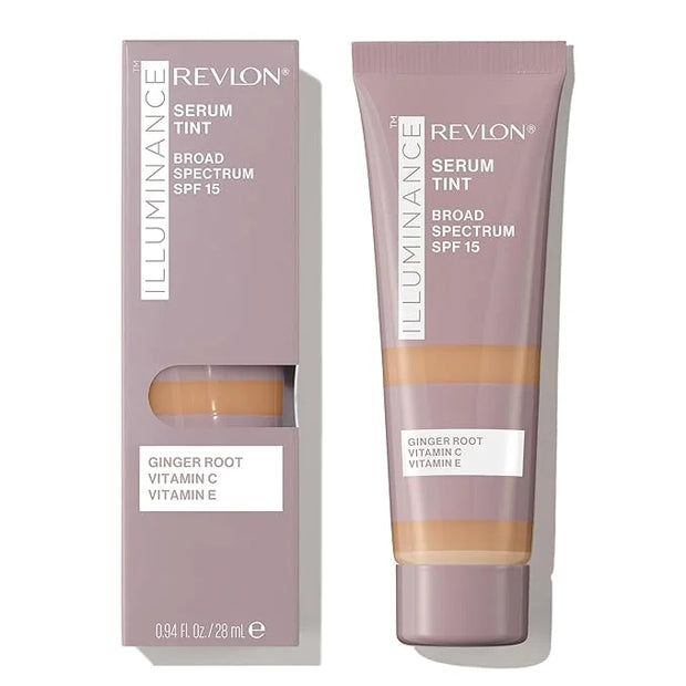 Revlon Illuminance Tinted Serum, Triple Hyaluronic Acid, Evens Out Skin Tone Over Time and Hydrates All Day, SPF 15, 405 H...