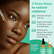 2X BIGGER 2OZ, Go Radiance 5% Glycolic Acid Serum, Salicylic Acid Serum for Acne-prone Skin, BHA Liquid Exfoliant, AHA Pee...