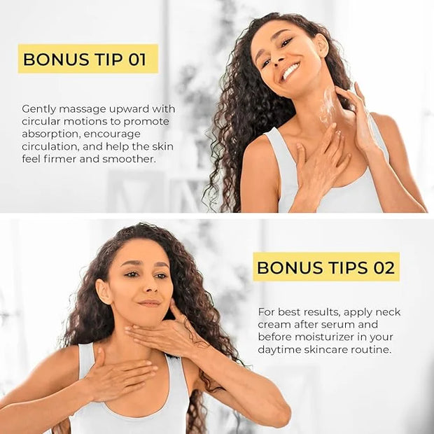 Neck Tightening Cream: Tighten and Lift Neck Cream For Tightening and Firming, Fine lines, Loose & Sagging On Face, Decoll...