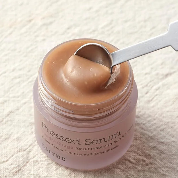 BLITHE Pressed Serum Chaga Mushroom - Advanced Skin Tightening Cream for Face, Face Tightening and Lifting Formula for a N...
