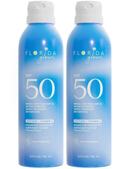 Florida Glow SPF 50 Sunscreen Spray- Hawaii 104 Reef Act & Florida Keys Compliant Broad Spectrum Water Resistant Sport Sun...