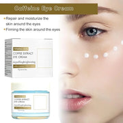 2Pcs Caffeine Eye Cream, Caffeine Eye Cream For Dark Circles And Puffiness, Korean Retinol Fix Eye Cream For Tightening An...