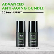 Tiege Hanley Eye Cream & Face Serum Set, Advanced Anti-Aging Bundle - Dark Circle & Under Eye Cream for Puffiness & Bags -...