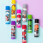 Lip Smacker Marvel Avenger Flavored Lip Balm Party Pack 8 Count, Super Hero, Spirderman, Iron Man, Captain America, Clear,...
