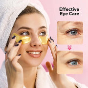 Komoko 25-Pairs 24K Gold Under Eye Patches, Skin Care, Golden Under Eye Mask Anti-Aging Collagen & Amino Acid, Eye Mask fo...
