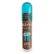 NYX PROFESSIONAL MAKEUP Lip IV Hydrating Glossy Lip Stain with 12HR Hydration - Splash N Spice (Brown) - Product Image