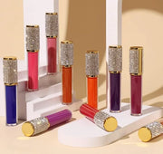 AMORIX 24 Pack Gold Crystal Lip Gloss Tubes with Wand 5ml Empty Lip Gloss Containers Lipgloss Bottles with Stoppers 2pcs S...