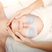 100 Sheets Disposable Non Woven Eye Mask, Cotton Eye Mask Paper, Eye Covers for Facials, Eye Masks for Skincare, Moisture ...