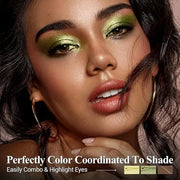 Neutral Eyeshadow Stick Makeup Set, Metallic Shimmer Matte Cream Eye Shadow Eyeliner Brightener Pencil Crayon - Classic 6P...