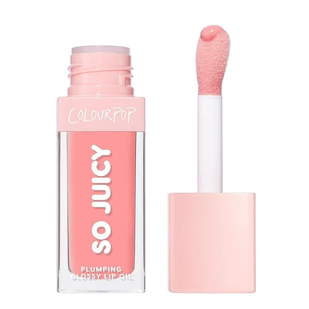 ColourPop So Juicy Plumping Glossy Lip Oil - Hydrating & Plumping Lip Oil with a Sheer Wash of Non-Sticky Color - Infused ...