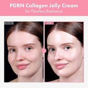 PDRN Collagen Jelly Cream, 5,000ppm Salmon DNA PDRN, Niacinamide, Hydrolyzed Collagen, Glow, Hydrating, Firming, Uneven Sk...