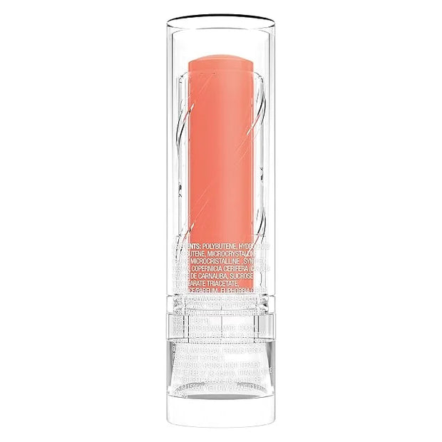 wet n wild Perfect Pout So Pouty Shine Tinted Lip Balm Peach Flavored, Hyaluronic Acid, Vegan Collagen, Moisturizing For D...