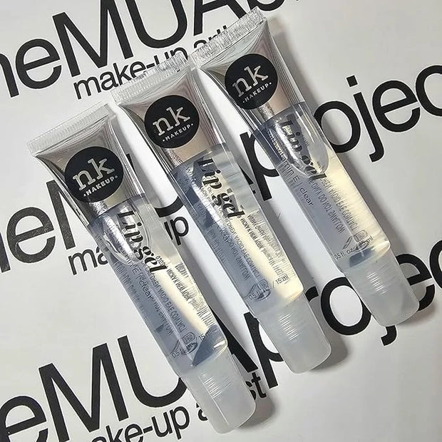 3 Pack Bundle of Clear Lip Gels - Hydrating Lip Glosses to nourish your lips with Vitamin E, Super Glossy and Thick. - Pro...