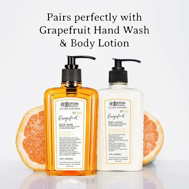 C.O. Bigelow Grapefruit Body Cleanser, Village Perfumer Moisturizing Body Wash for Men & Women with Aloe Vera, Sodium PCA,...