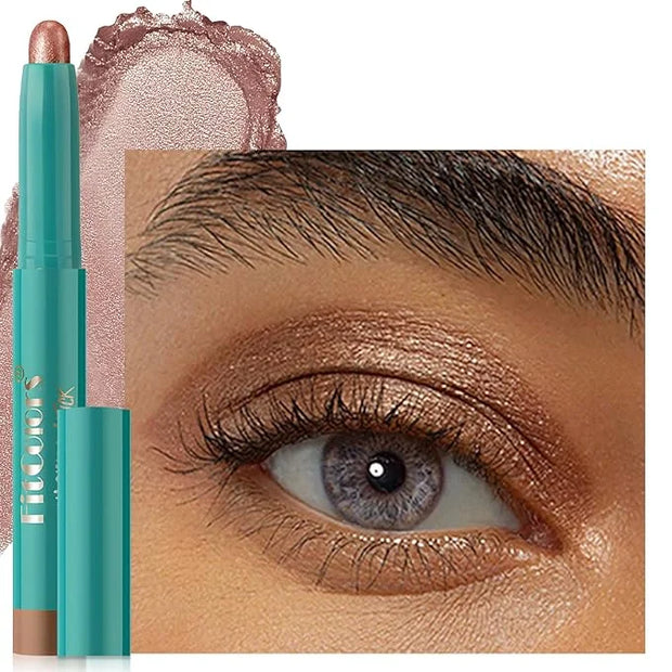 Eyeshadow Stick, Eye Brightener Stick Shimmer Smooth Cream Eyeliner Pencil Long Lasting Waterproof Glitter Highlighter Eye...
