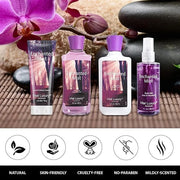 Bath & Body Kit, 3 Fl Oz, Ideal Skincare Gift Home Spa Set, Includes Body Lotion, Shower Gel, Body Cream, and Fragrance Mi...