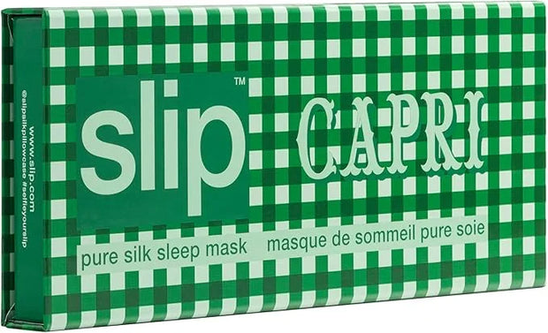 Slip Silk Pure Silk Sleep Mask, Capri (One Size) - 100% Pure Mulberry 22 Momme Silk Eye Mask - Comfortable Sleeping Mask w...